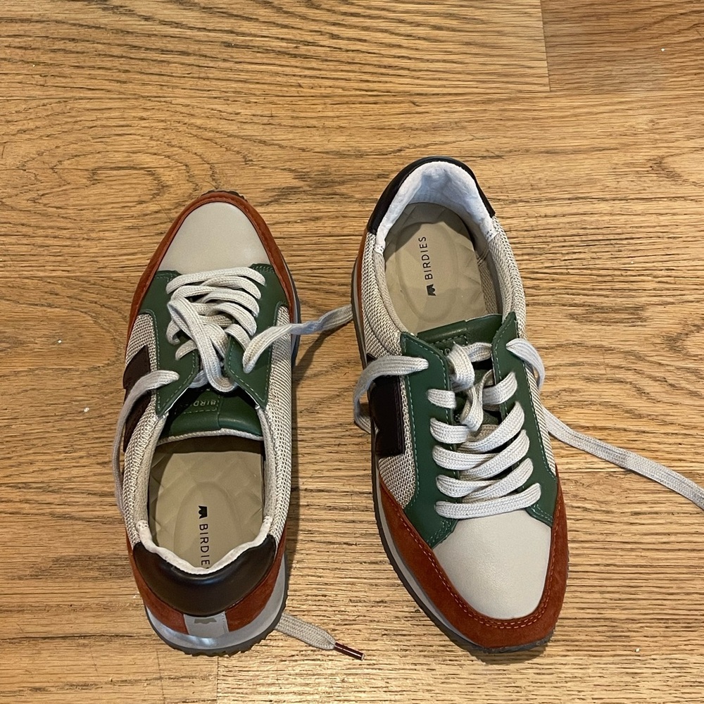 Birdies Green and Brown Women's Sneakers